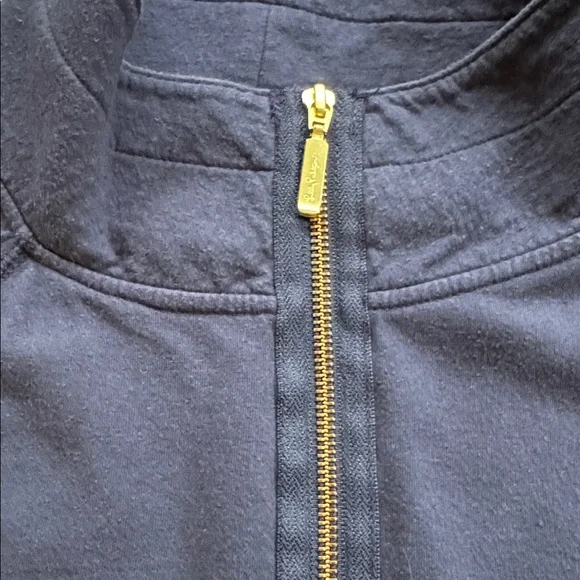 Lilly Pulitzer Navy Skipper Popover, size S, good condition - Picture 3 of 5